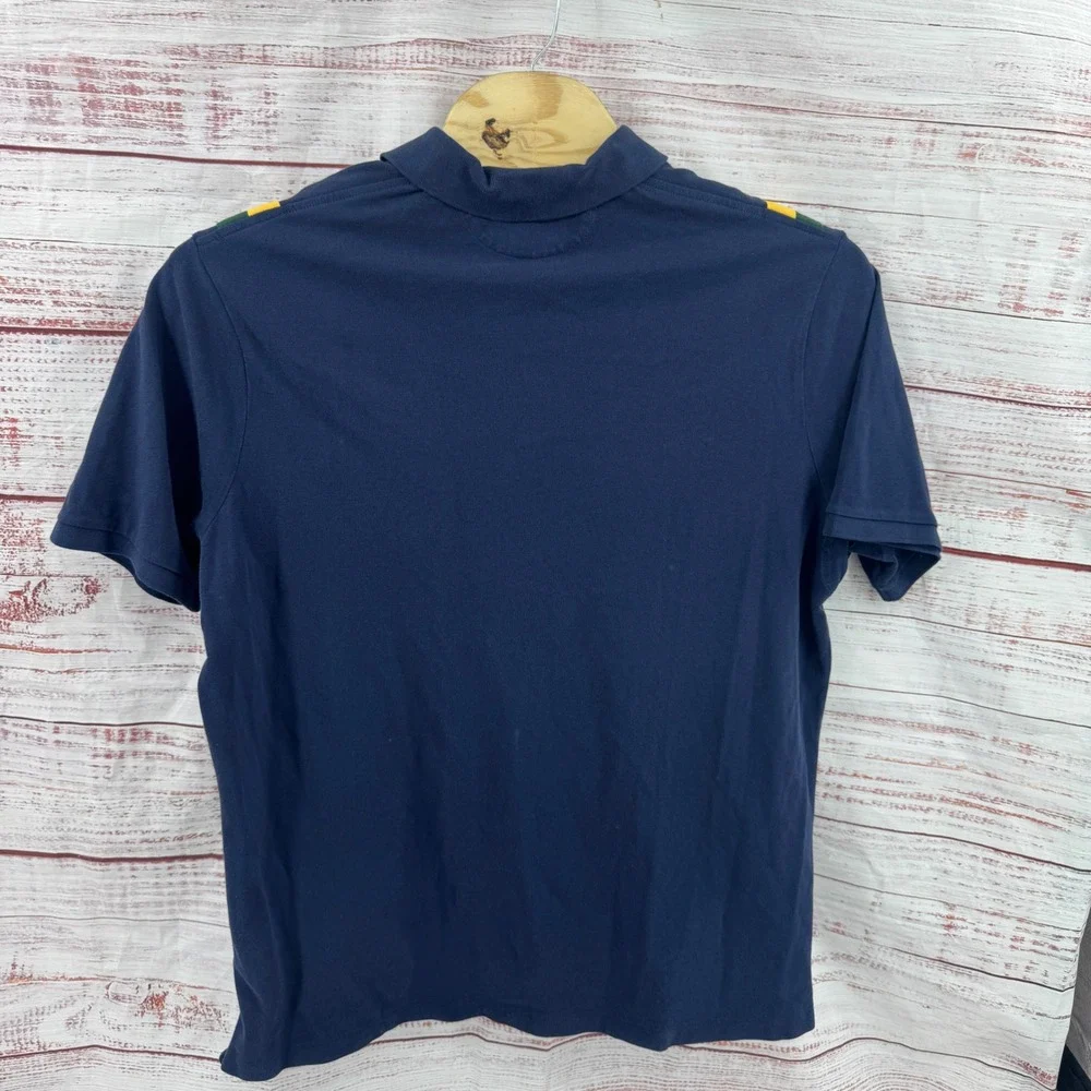Polo Ralph Lauren Shirt Mens‎ 2XL  Rugby Crest Chevron Classic Fit Polo Shirt